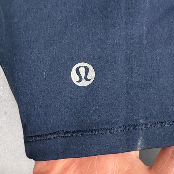 NWT Lululemon Wunder Train Cropped Long Sleeve Shirt Navy Womens Size 4 Top Blue - Picture 6 of 16